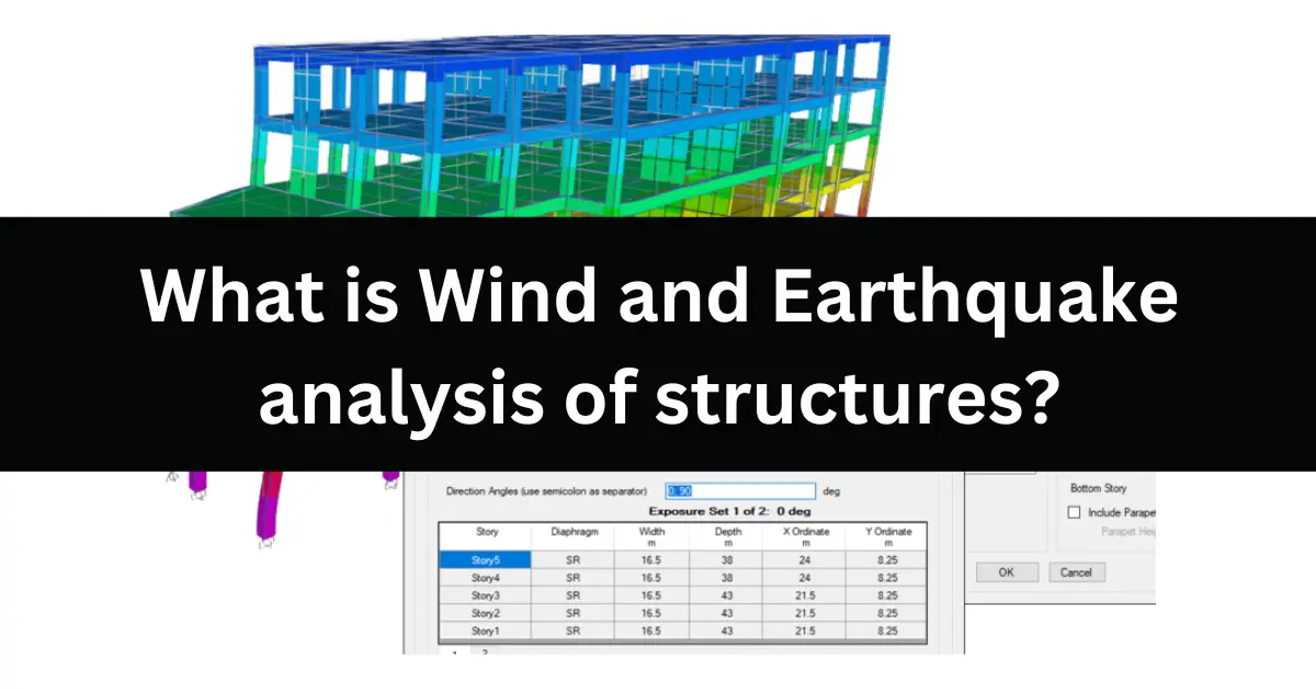 Wind and Earthquake Analysis