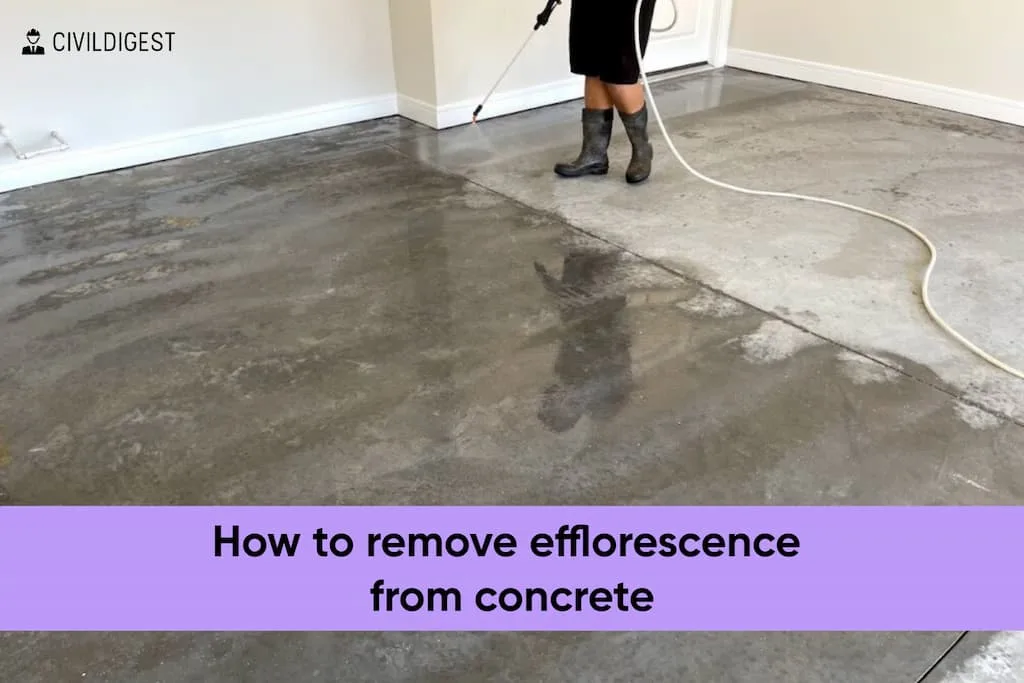 What is concrete efflorescence? (how to remove & prevent)