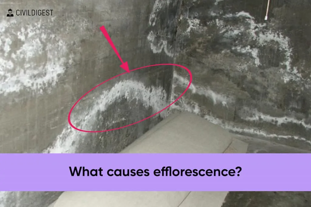 What is concrete efflorescence